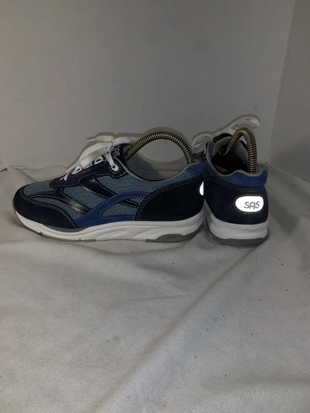 SAS Women's Tour Mesh Navy and Light Blue Sneakers